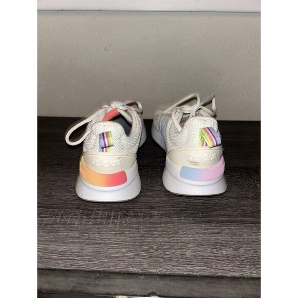 Adidas Multi Color Racer TR21 Lace Up Low Top Running Athletic Sneakers Size 9 - Picture 7 of 9